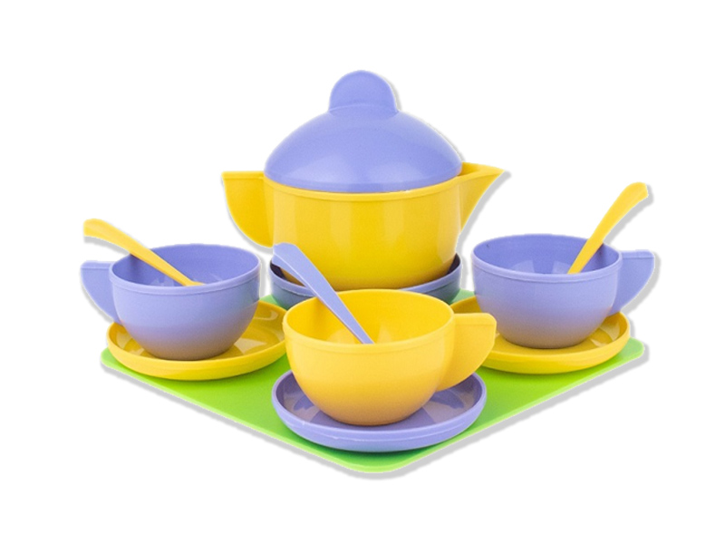 Купить оптом Набор посуды "Чайное трио" в сетке в Луганске