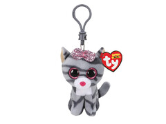 Игрушка-брелок для детей мягконабивная серая кошка КИКИ