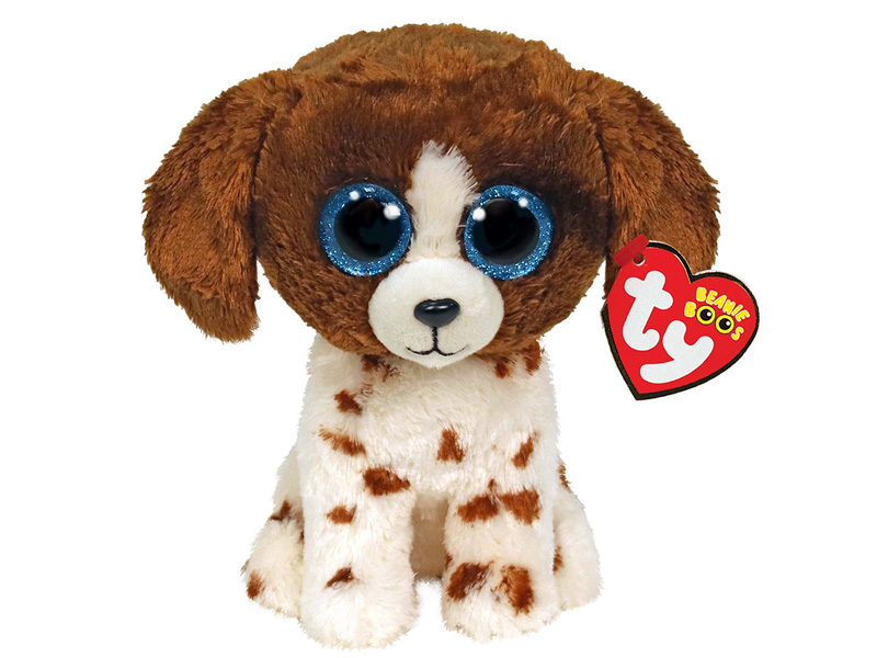 Купить оптом Игрушка мягконабивная коричнево-белая собака МАДЛЕСС 25 см в Луганске