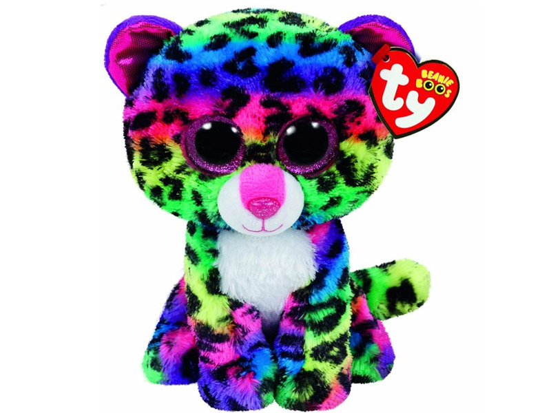 Купить оптом Игрушка мягконабивная разноцветный леопард ДОТТИ 15 см в Луганске
