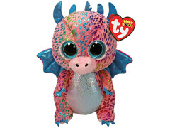 Игрушка мягконабивная разноцветный дракон ФЛИНТ 15 см