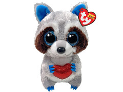 Игрушка мягконабивная енот с сердечком ТЭФ 15 см