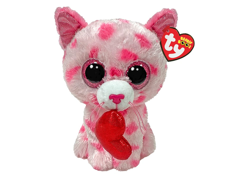 Купить оптом Игрушка мягконабивная кошка с сердечком СВИТ 15 см в Луганске