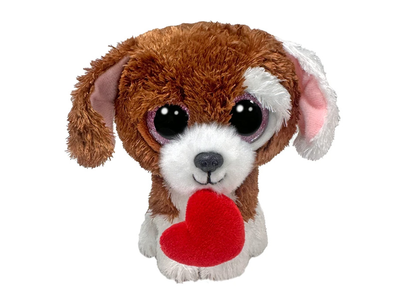 Купить оптом Игрушка мягконабивная собака с сердечком КАДЛЕС 15 см в Луганске