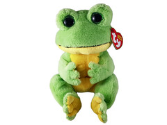 83591 [41052] Игрушка мягконабивная зеленая лягушка СНАППЕР 15 см
