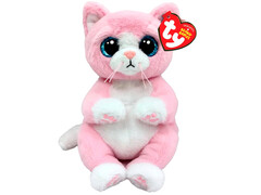 83594 [41283] Игрушка мягконабивная розовая кошка ЛИЛИБЕЛЛИ 15 см