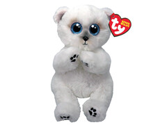 83598 [41500] Игрушка мягконабивная белый медведь ВУЗЗИ 15 см