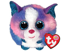 83608 [42521] Игрушка мягконабивная шар разноцветный хаски КЛЕО