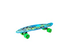 83656 [SL-AS-2] Пенниборд с ручкой пластик 58х16 см (колеса PU, свет) до 60 кг SL-AS-2