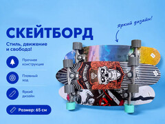 83670 [YPA007-9] Скейтборд 65 см YPA007-9