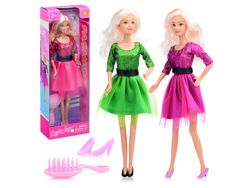 Купить оптом Кукла Defa в блестящем платье 29 см 8226d в Луганске