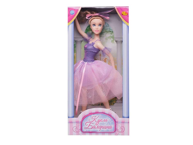 Купить оптом Кукла "Балерина в фиолетовой юбке" 30 см в кор. PT-00440/w(5) в Луганске