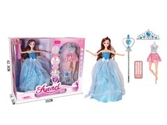 83693 [WY022] Кукла "Балерина" 40 см (пульт, аксесс., свет, танцует) в кор. WY022