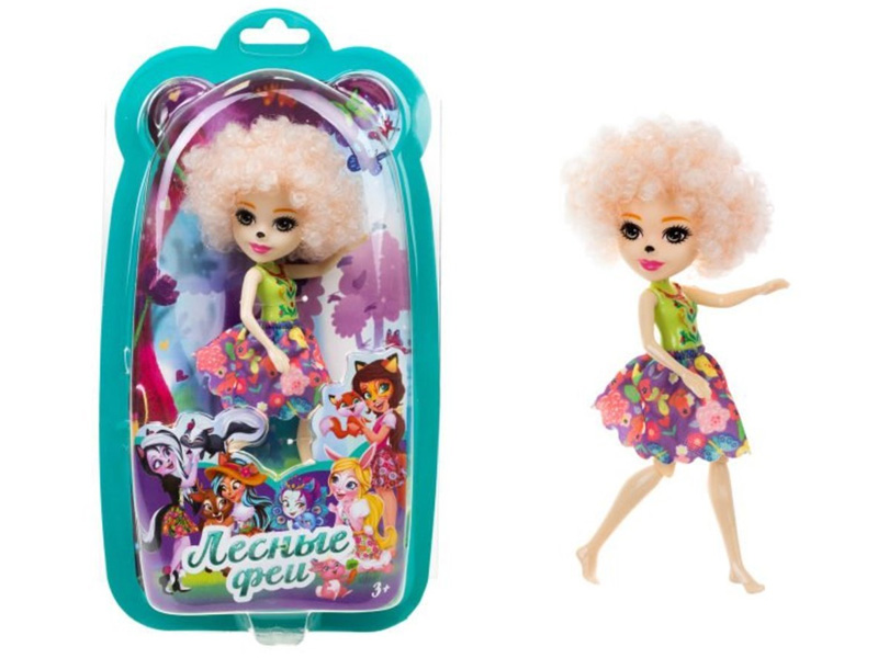 Купить оптом Кукла "Лесные Феи" 16 см с кудрявыми светлыми волосами Т24016 в Луганске