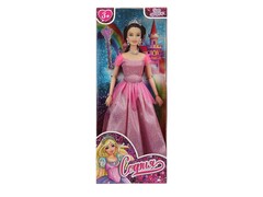 83719 [P3-S-JP] Кукла шарнирная "София Принцесса в розовом платье" 29 см с аксесс. в кор.