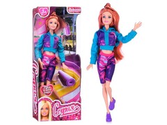 83722 [] Кукла шарнирная "София Спорт" 29 см с аксесс. в кор.