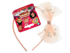 83846 [HAIRBAND-B-SP4] Ободок Бусины "Сказочный патруль" розовый HAIRBAND-B-SP4