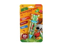 МУЗЫКАЛЬНЫЙ ШПРИЦ «Ми-ми-мишки» 15 см (30 стихов, песен, свет) HT576-R1