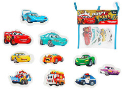83985 [SWL-CARS] Набор стикеров для купания "Машины" 12 шт в сетке SWL-CARS