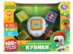 83992 [HT777-R2] Обучающие интерактивные кубики "Ми-ми-мишки" (песни, стихи) в кор. HT777-R2