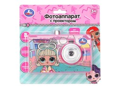 84029 [HT1432-R5] Фотоаппарат-проектор "Куклы Лол" 10*7 см 8 кадров на блистере HT1432-R9