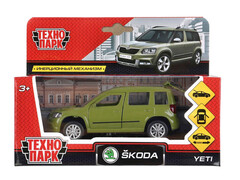 84038 [YETI-GN] Технопарк. Машина «SKODA YETI» металл. инерц. 12 см (открыв. двери, багажник) зеленый