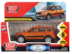 84040 [GRANTACRS-12-GD] Технопарк. Машина «LADA GRANTA CROSS» металл. инерц. 12 см (открыв. двери, багажник) золотой