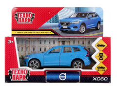 84041 [XC60-12FIL-BU] Технопарк. Машина «VOLVO XC60 R-DESIGN» металл. инерц. 12 см (открыв. двери, багажник) матовый синий