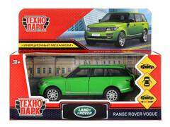 84042 [VOGUE-12FIL-GN] Технопарк. Машина «RANGE ROVER VOGUE SOFT» металл. инерц. 12 см (открыв. двери, багажник) зеленый