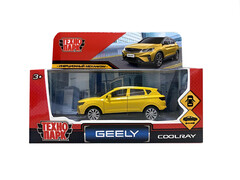 84051 [GC-11-YE] Технопарк. Машина «Geely Coolray» металл. инерц. 10,5 см (открыв. двери, багажник) желтый