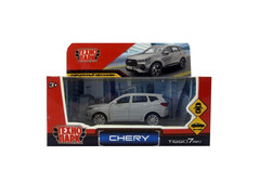 84052 [7PRO-11-SR] Технопарк. Машина «Chery Tiggo 7 Pro» металл. инерц. 10,5 см (открыв. двери, багажник) серебристый
