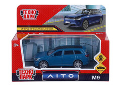 84053 [M9-11-BU] Технопарк. Машина «AITO M9» металл. инерц. 10,5 см (открыв. двери, багажник) синий