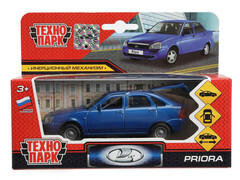 84059 [SB-18-22-LP(BU)WB] Технопарк. Машина «LADA PRIORA ХЭТЧБЕК» металл. инерц. 12 см (открыв. двери, багажник) синий
