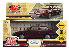 84057 [2113-12-RD] Технопарк. Машина «ВАЗ-2113» металл. инерц. 12 см (открыв. двери, багажник) красный