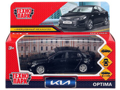 84065 [OPTIMA-12-BK] Технопарк. Машина «KIA OPTIMA» металл. инерц. 12 см (открыв. двери, багажник) черный