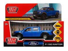 84067 [F150RAP-12-BU] Технопарк. Машина «FORD F150 RAPTOR» металл. инерц. 12 см (открыв. двери, багажник) синий