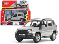 84073 [NIVATRAVEL-12-SRGY-WOD] Технопарк. Машина «LADA NIVA travel» металл. инерц. 12 см (открыв. двери, багажник) серый