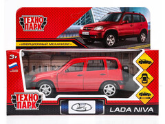 84074 [LADANIVA-12-RD] Технопарк. Машина «LADA NIVA» металл. инерц. 12 см (открыв. двери, багажник) красный