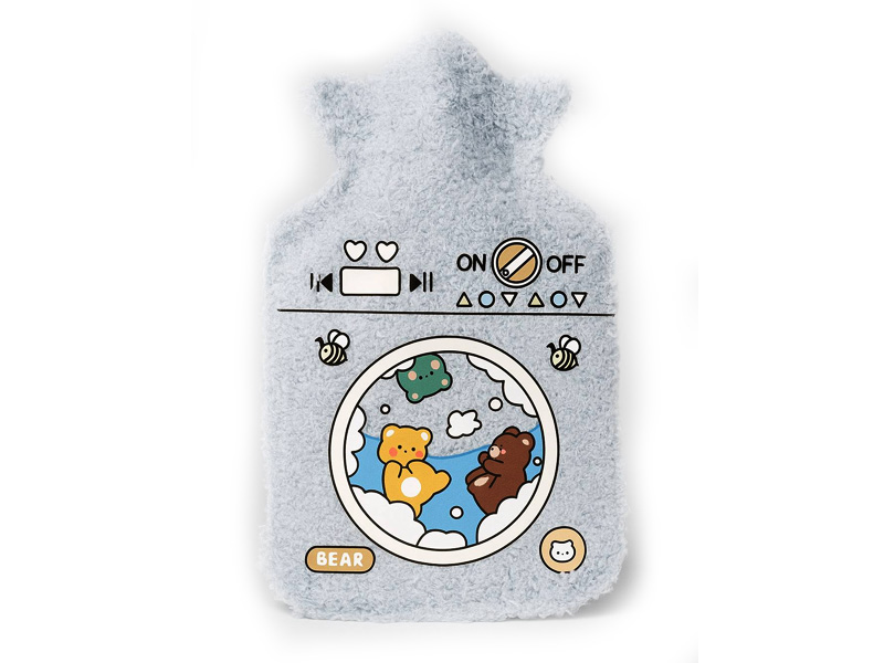 Купить оптом Грелка "Animal wash. Мишки" 19х11 см 300 мл 129-R046-04 в Луганске