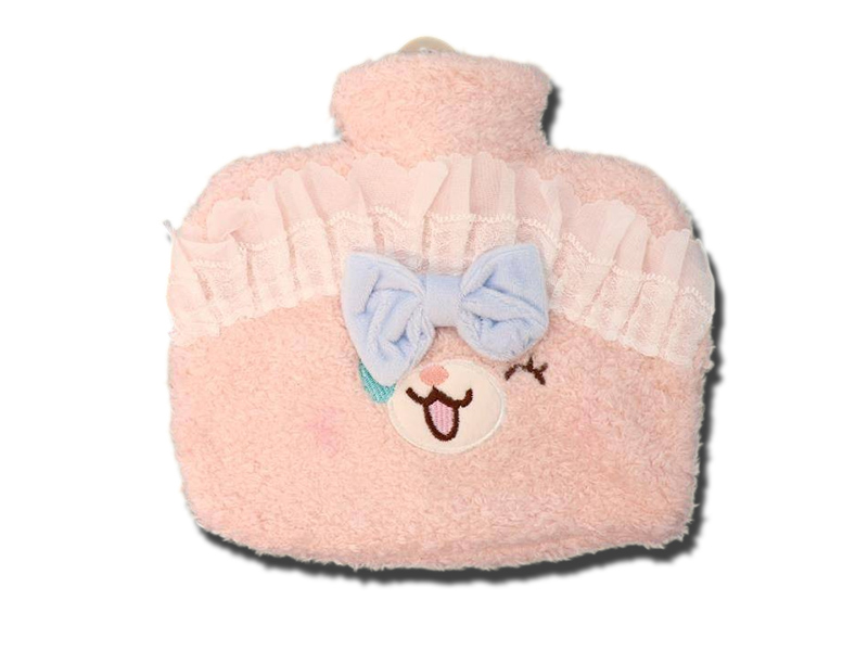 Купить оптом Грелка плюшевая "Sweet hugs" 20х20 см 1000 мл розовый 129-R003-03 в Луганске