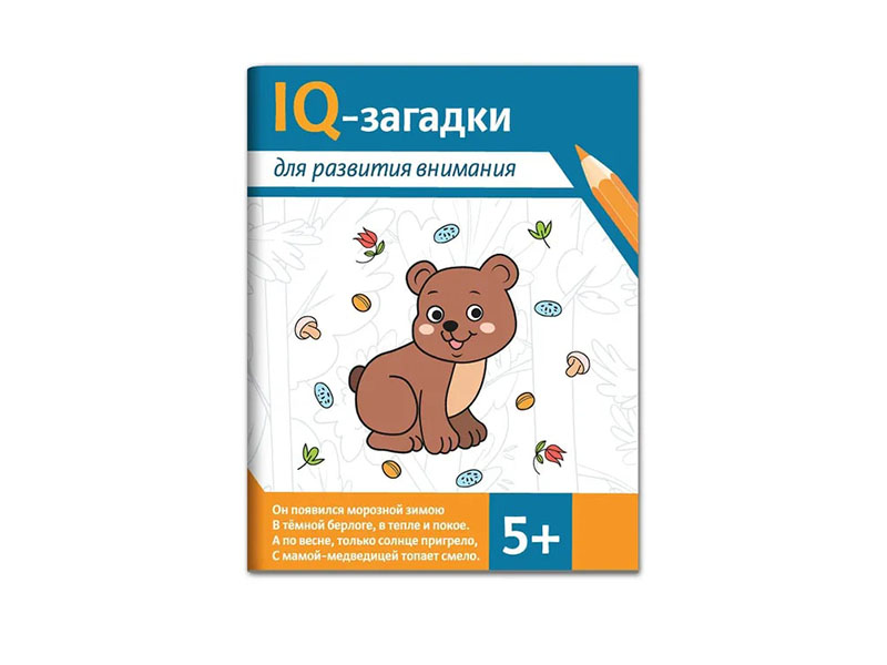 Купить оптом IQ-загадки для развития внимания 5+ в Луганске