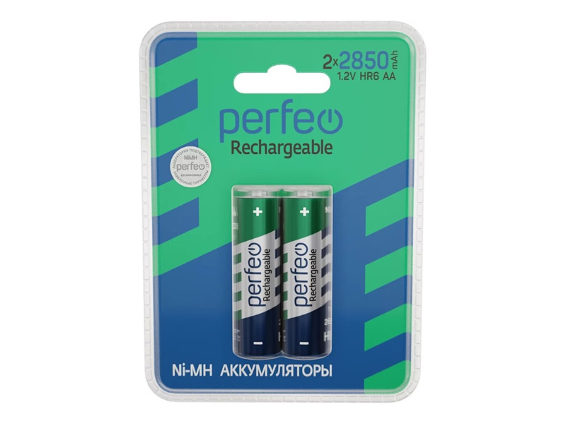 Купить оптом Набор аккумуляторов Perfeo AA 2850mAh/2BL 2 шт в Луганске