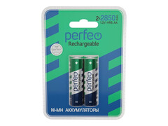 84866 [PF_C3008] Набор аккумуляторов Perfeo AA 2850mAh/2BL 2 шт