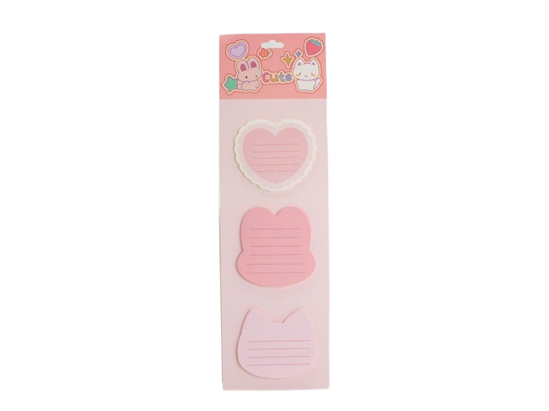 Купить оптом Блок для заметок "Cute Bunny&Kitty" 3 шт*30 л в Луганске