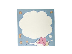 84877 [22P-BLT-13906-2] Блок для заметок "Sleeping Bunny" 50 л 8*8 см