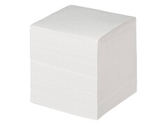 84880 [] Блок для записей 9х9х9 см белый непрокленный