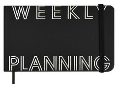 84975 [68508] Еженедельник недат. 150х90 мм 80 л «Weekly planning» (кожзам, тиснение)