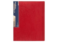 85139 [EC210737004] Папка А4 «Expert Complete Premier» 700 мкм (металл. прижим, 20 мм, волокно) красный