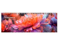85206 [68112] Планинг дат. 64 л 29*10 см "Волшебный цветок 2025" (гребень, глян. лам.)