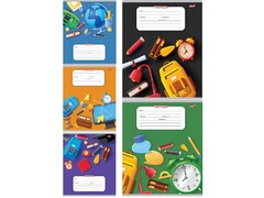 85310 [12-8825] Тетрадь 12л КЛЕТКА «Ученические атрибуты»
